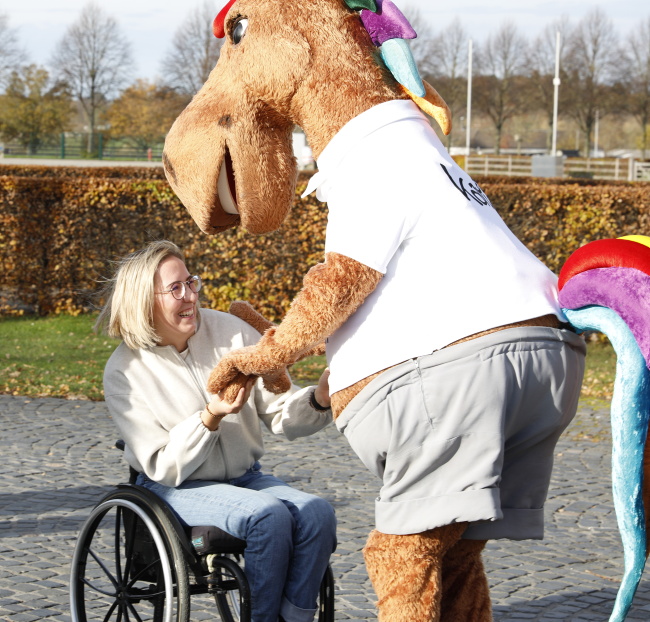 Karlie begr&uuml;&szlig;te Gianna Regenbrecht