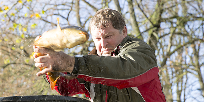 Ulrich Simons - Hangeweiher Abfischen