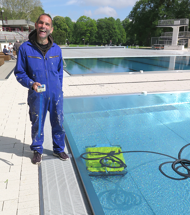 Ulrich Simons - Hangeweiher Schwimmmeister Günter Ruf