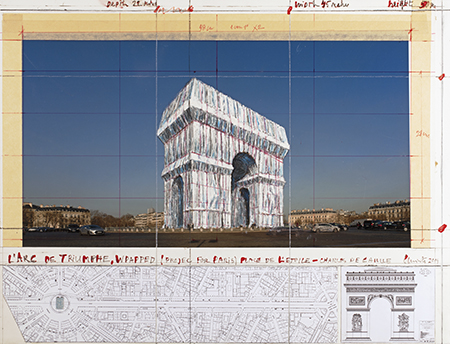 Christo - Arc de Triomphe verhüllt
