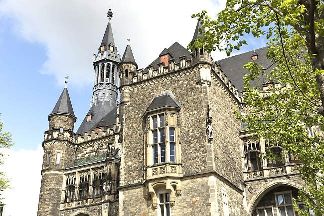 Aachen Rathaus Katschhofseite