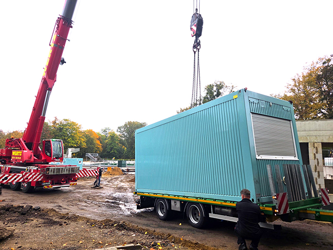 Hangeweiher Container Abtransport