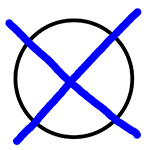 Stimmzettelö Wahl Kreuz